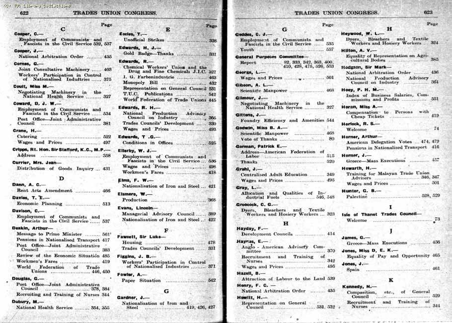 TUC Report, 1948