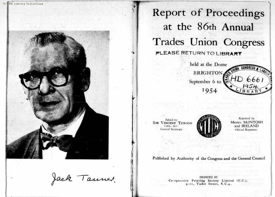 TUC Report, 1954