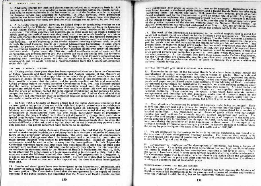TUC Report, 1954