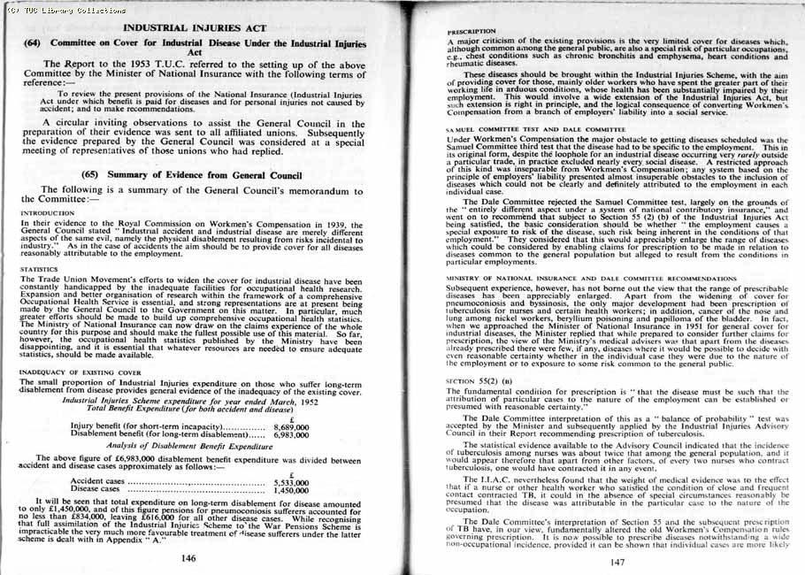 TUC Report, 1954
