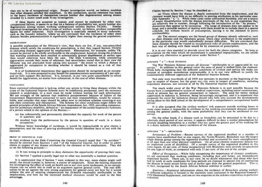 TUC Report, 1954