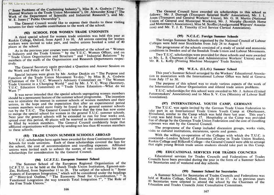 TUC Report, 1954