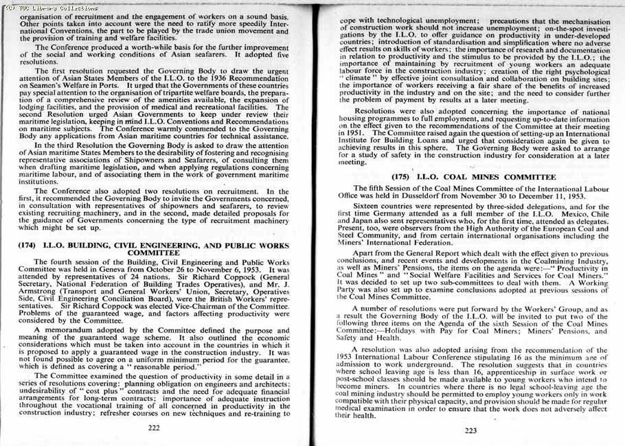 TUC Report, 1954