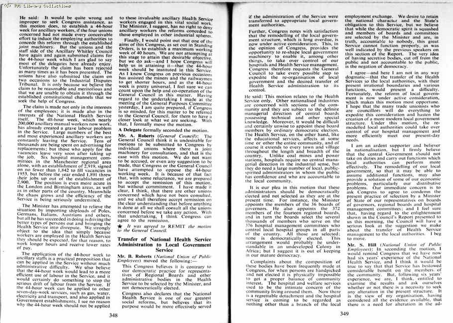 TUC Report, 1954
