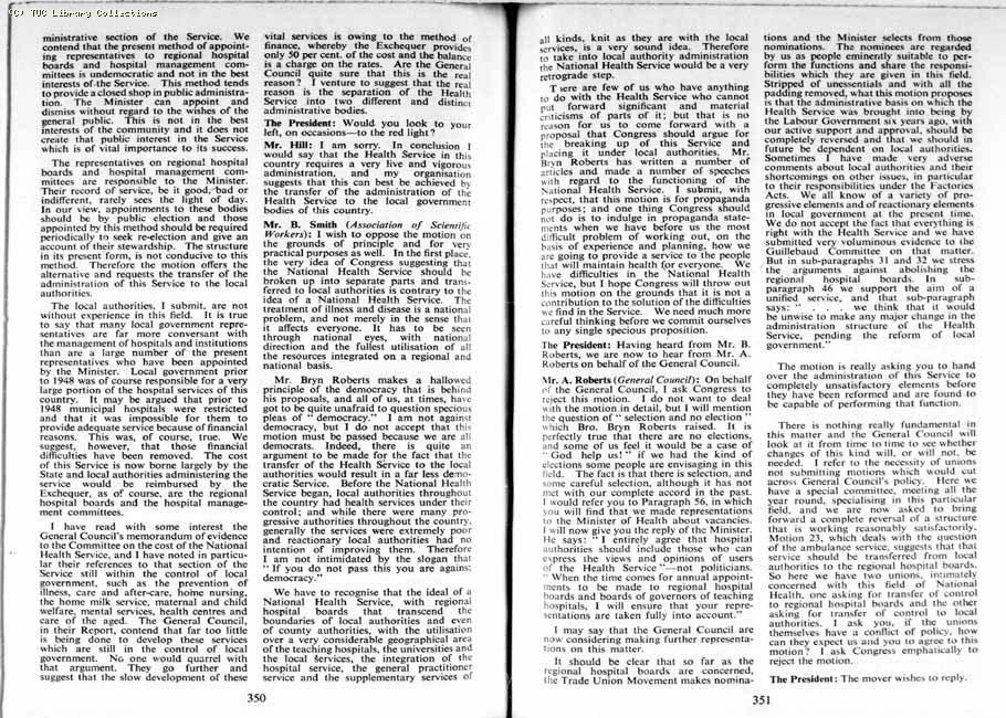 TUC Report, 1954
