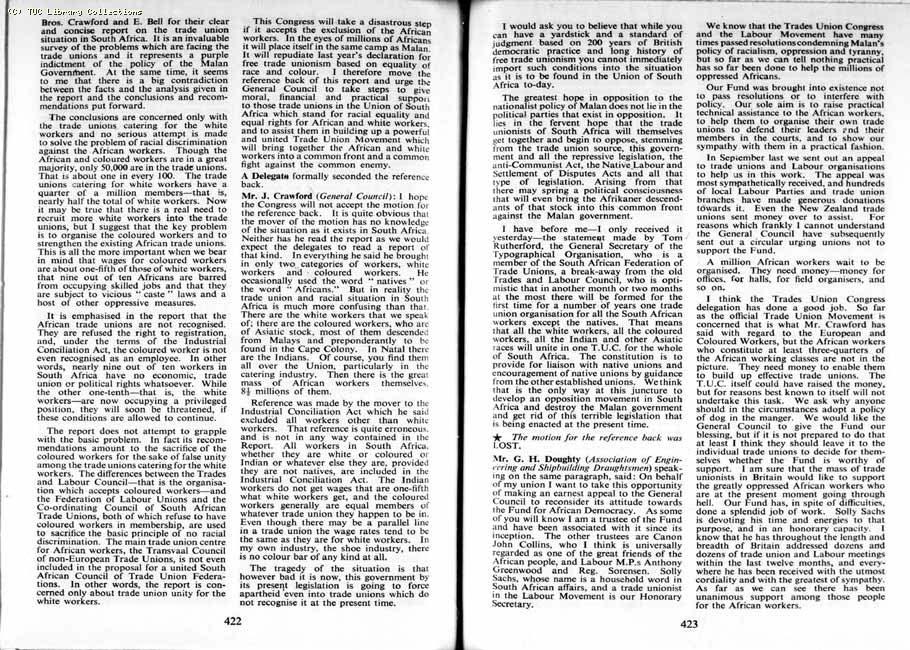 TUC Report, 1954