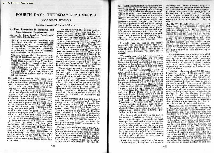TUC Report, 1954
