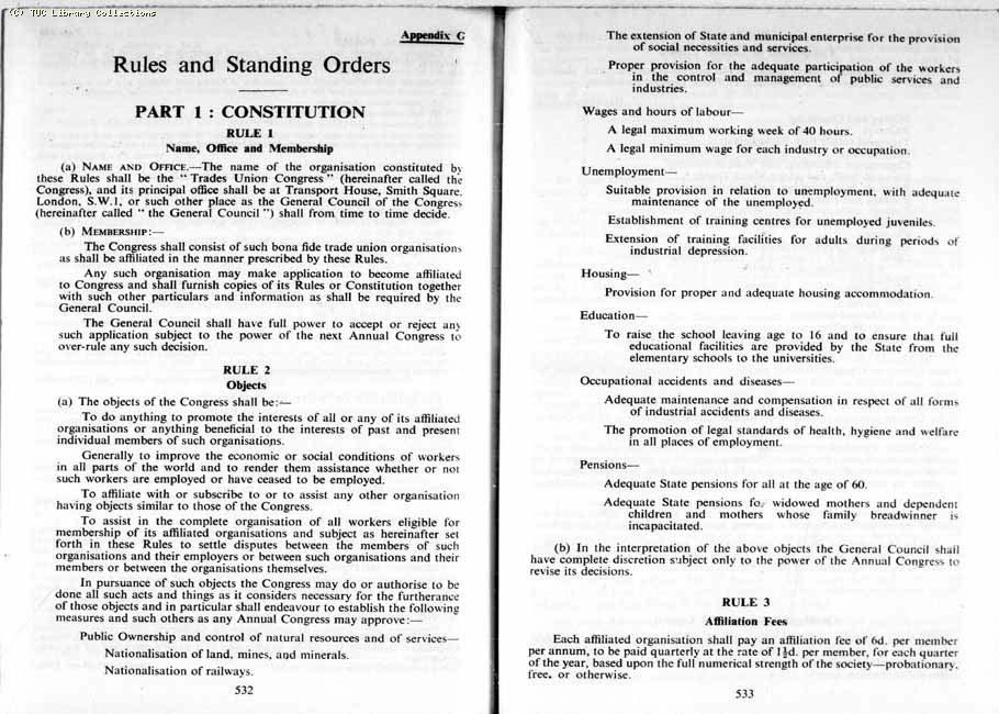 TUC Report, 1954