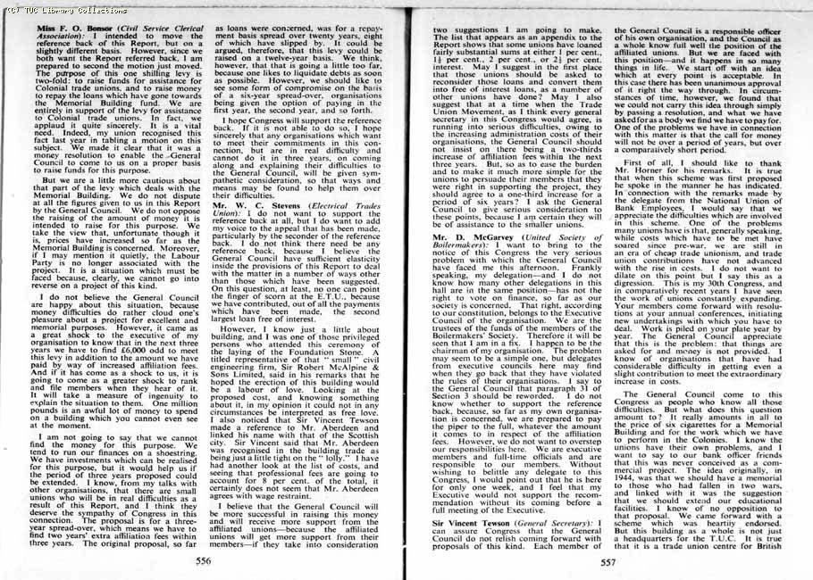 TUC Report, 1954