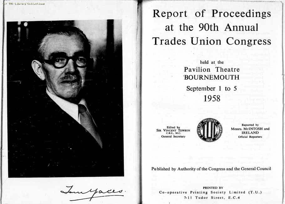 TUC Report, 1958