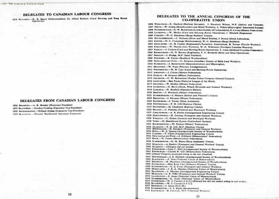 TUC Report, 1959