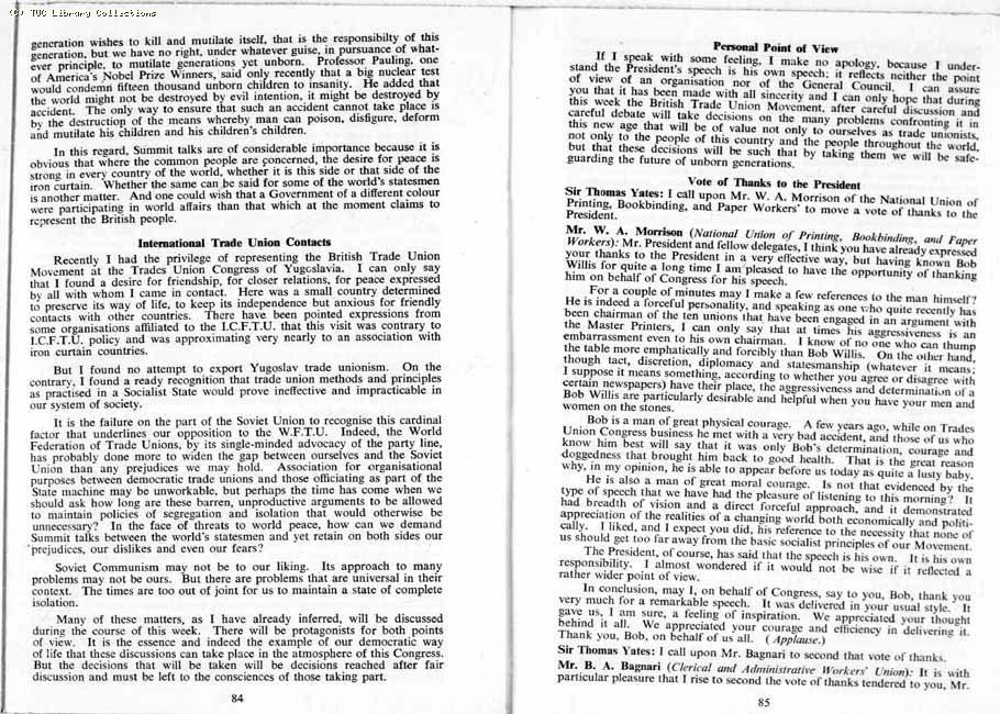 TUC Report, 1959