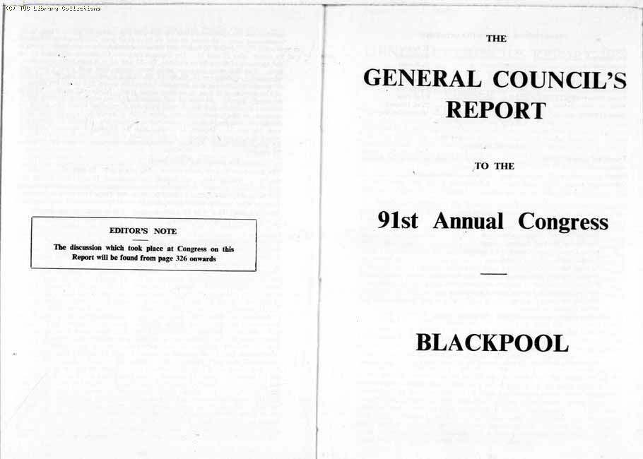 TUC Report, 1959