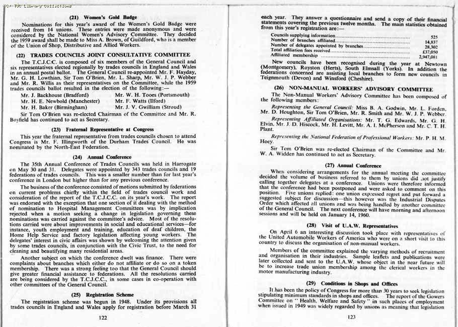 TUC Report, 1959