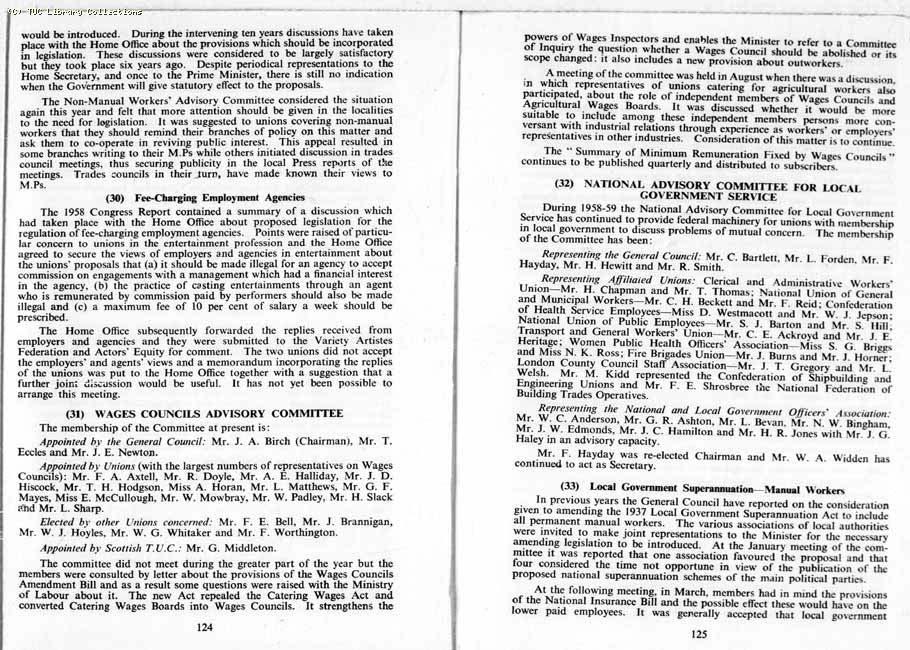 TUC Report, 1959