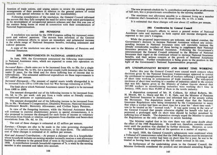 TUC Report, 1959