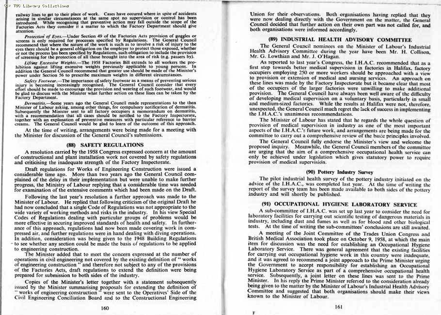 TUC Report, 1959