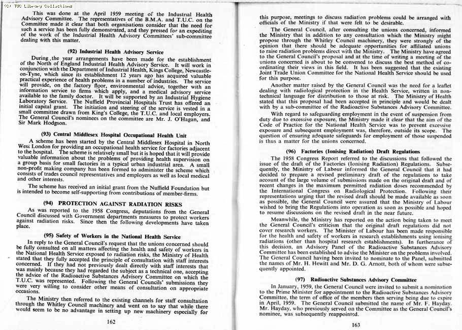 TUC Report, 1959