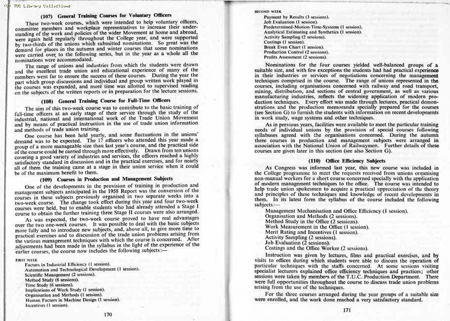TUC Report, 1959