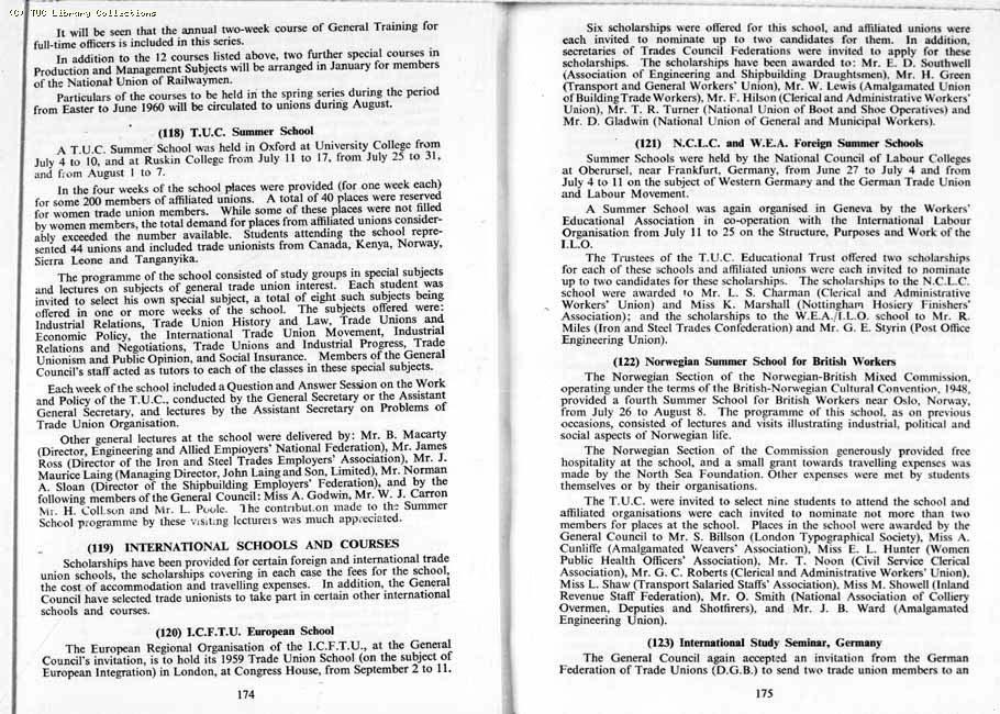 TUC Report, 1959