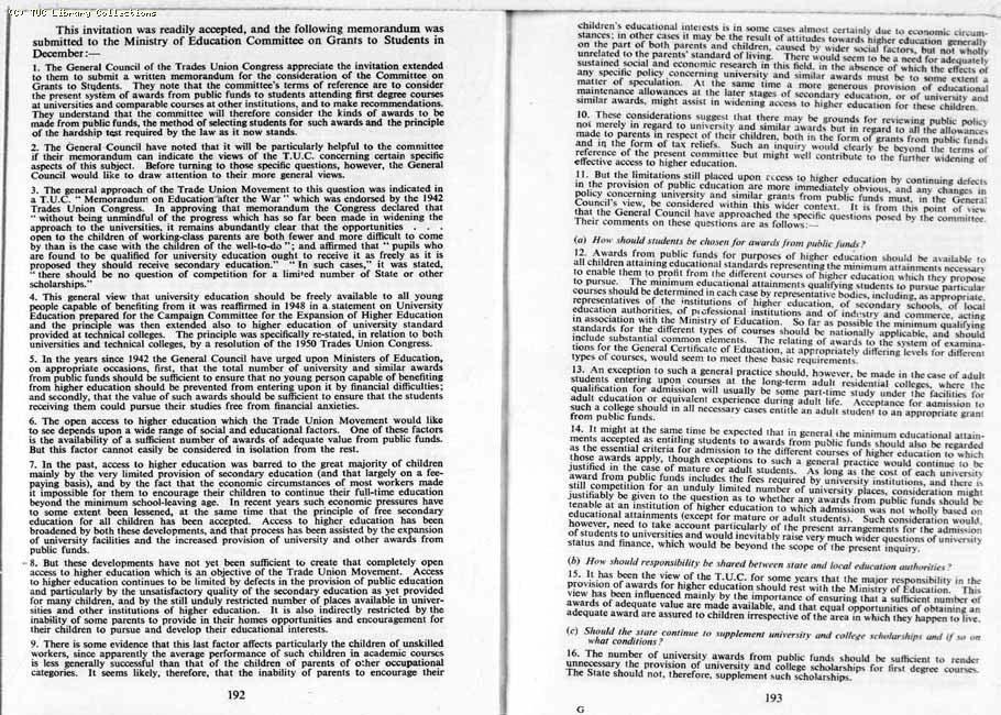 TUC Report, 1959