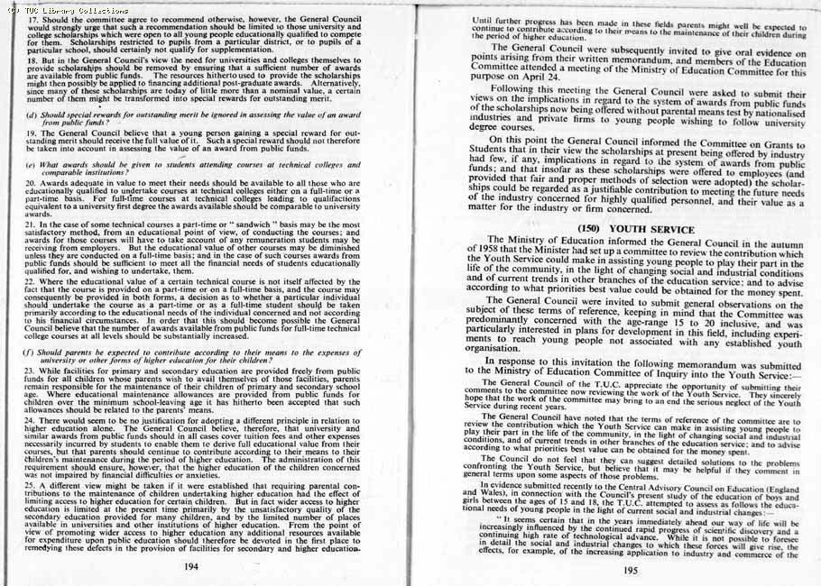 TUC Report, 1959