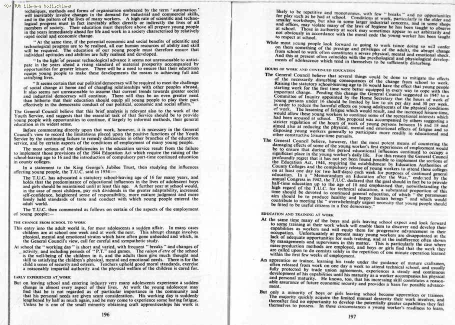 TUC Report, 1959