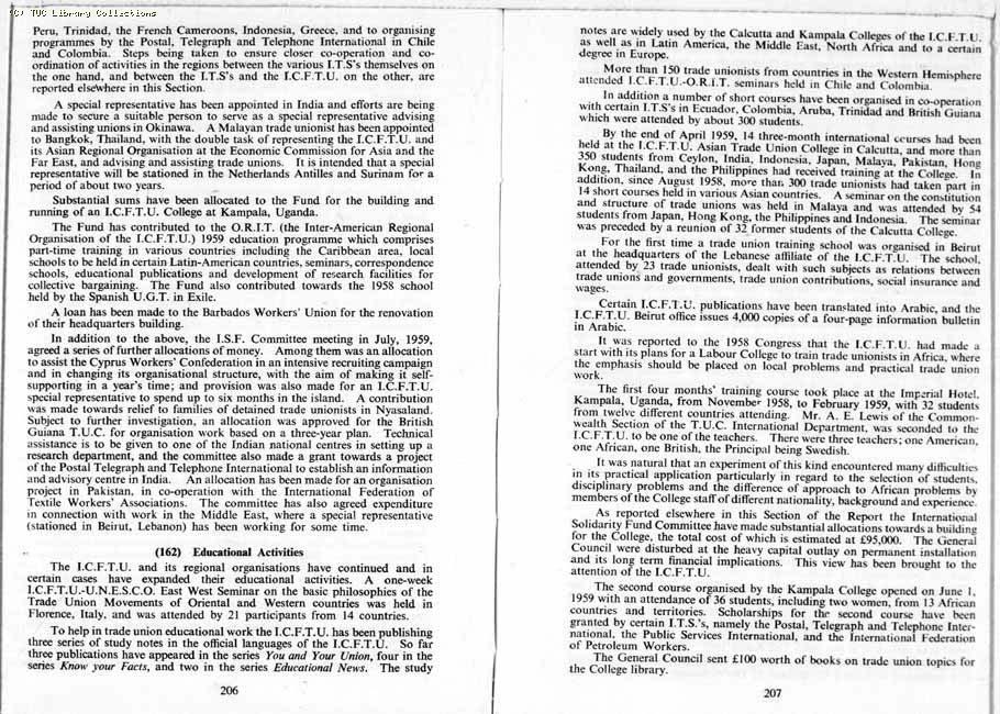 TUC Report, 1959