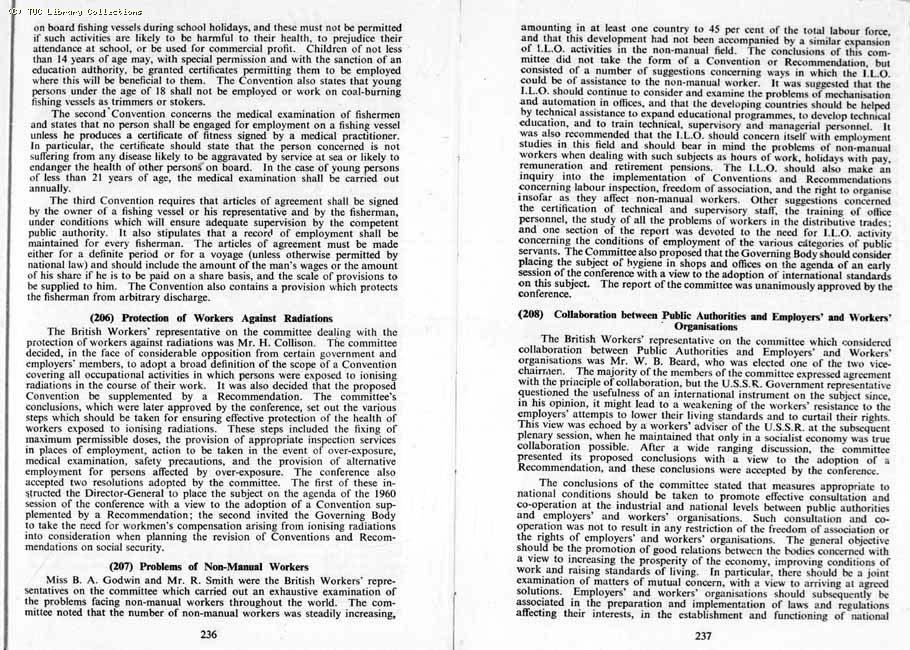 TUC Report, 1959