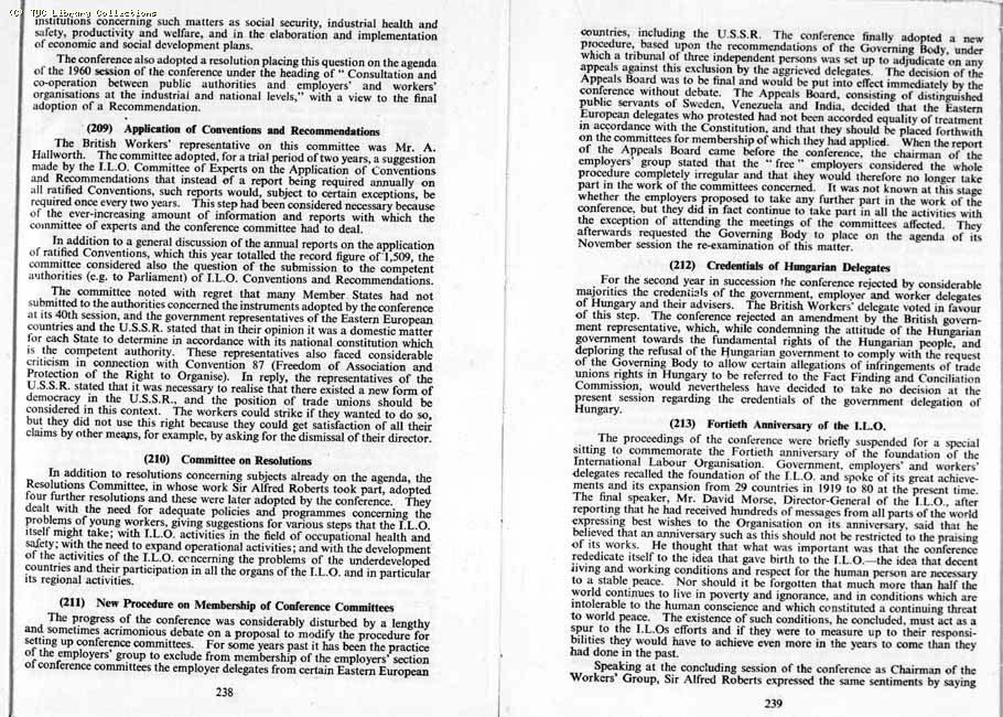 TUC Report, 1959