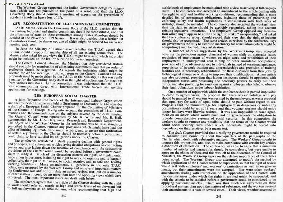 TUC Report, 1959