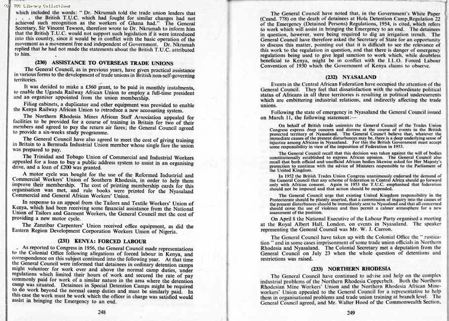 TUC Report, 1959