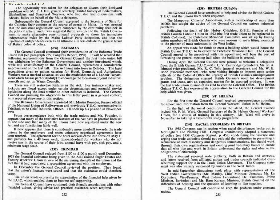 TUC Report, 1959