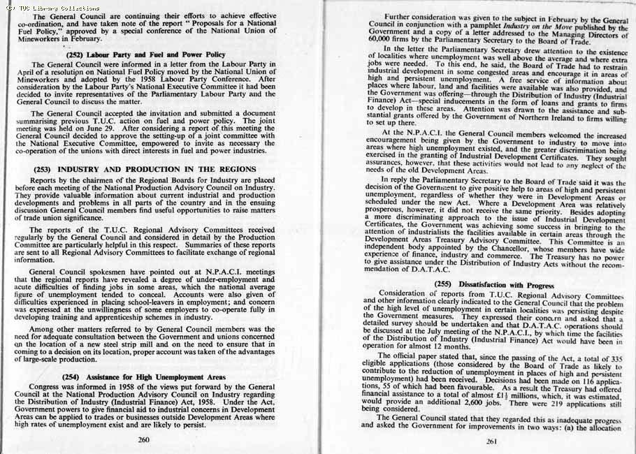 TUC Report, 1959
