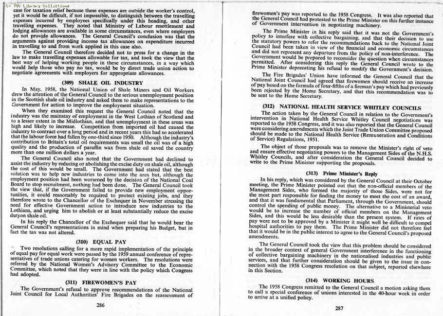 TUC Report, 1959