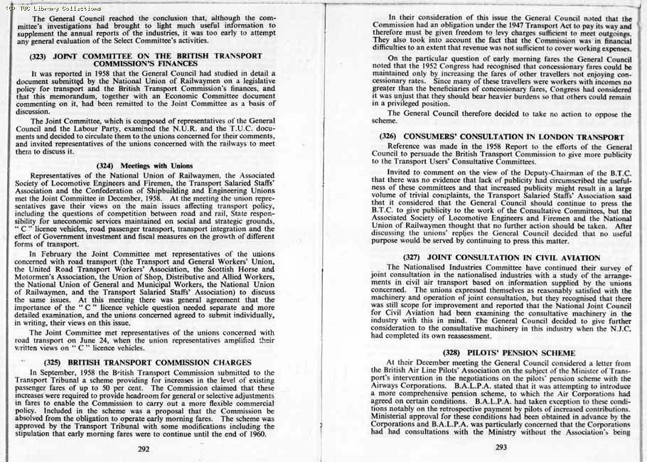 TUC Report, 1959