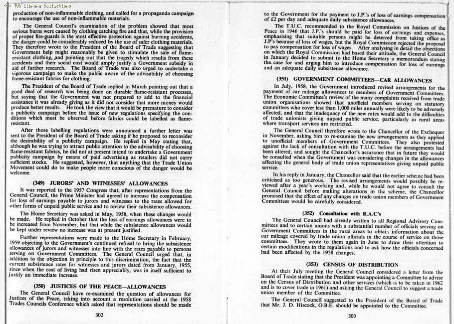 TUC Report, 1959