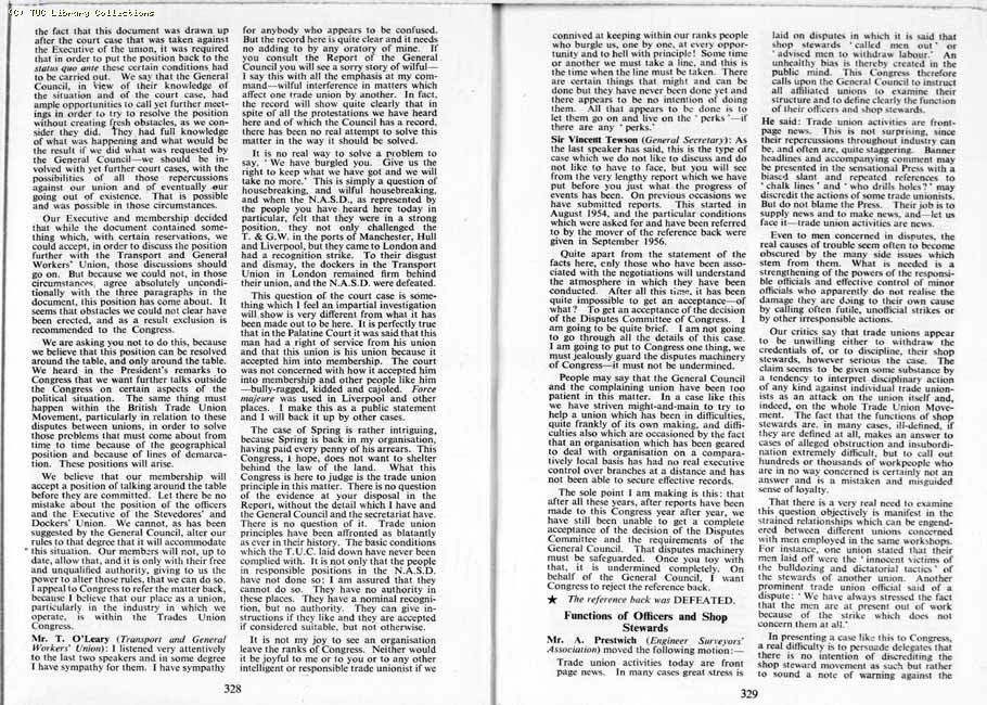 TUC Report, 1959