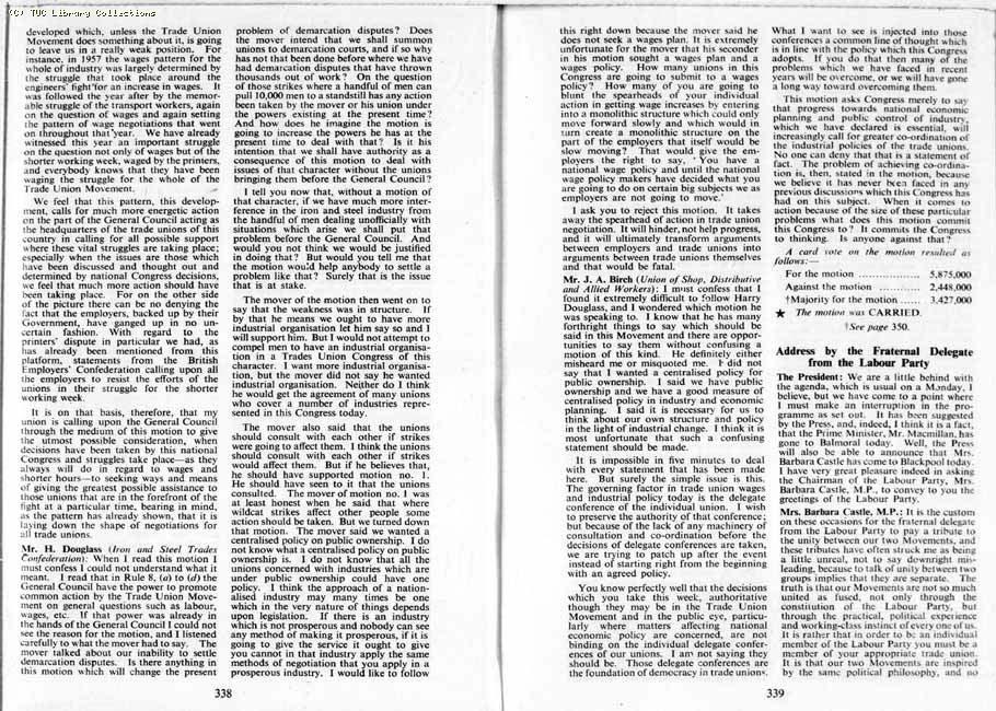 TUC Report, 1959