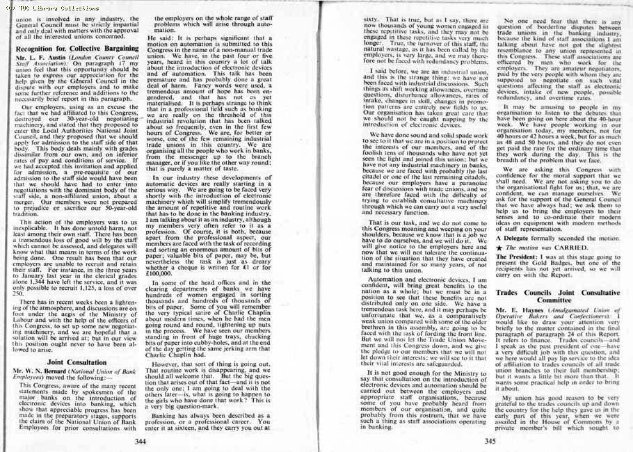 TUC Report, 1959