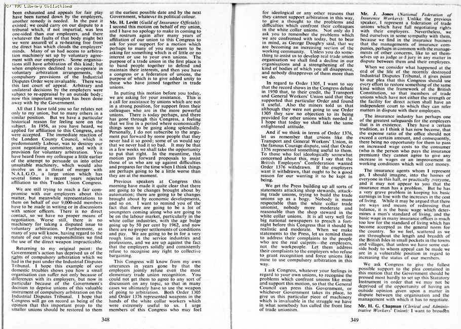 TUC Report, 1959