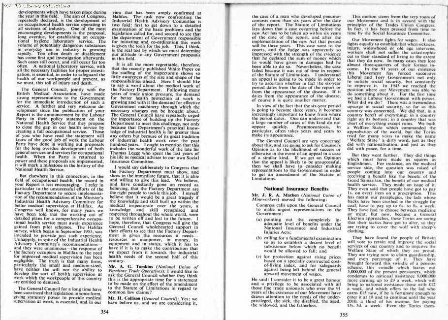TUC Report, 1959