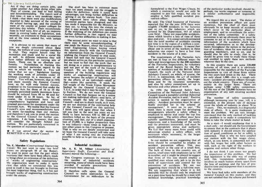 TUC Report, 1959