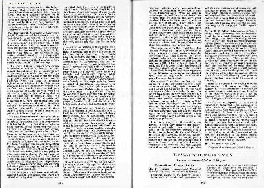 TUC Report, 1959