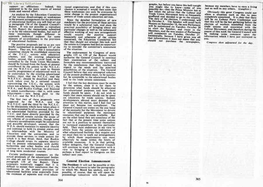 TUC Report, 1959