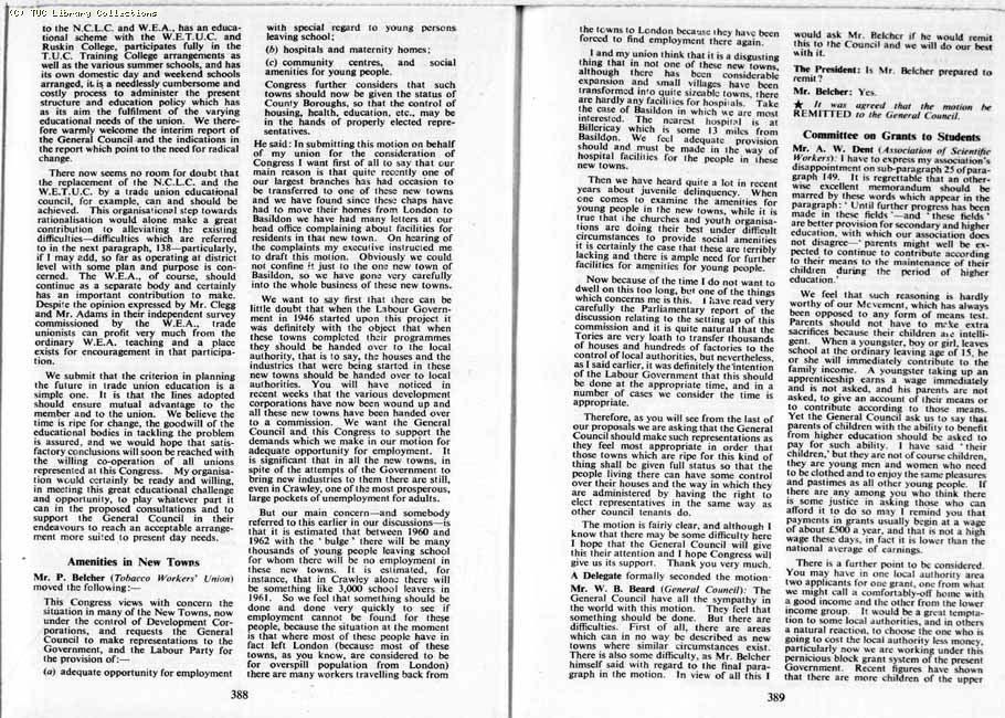 TUC Report, 1959