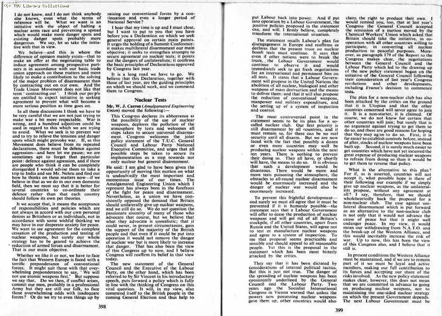 TUC Report, 1959