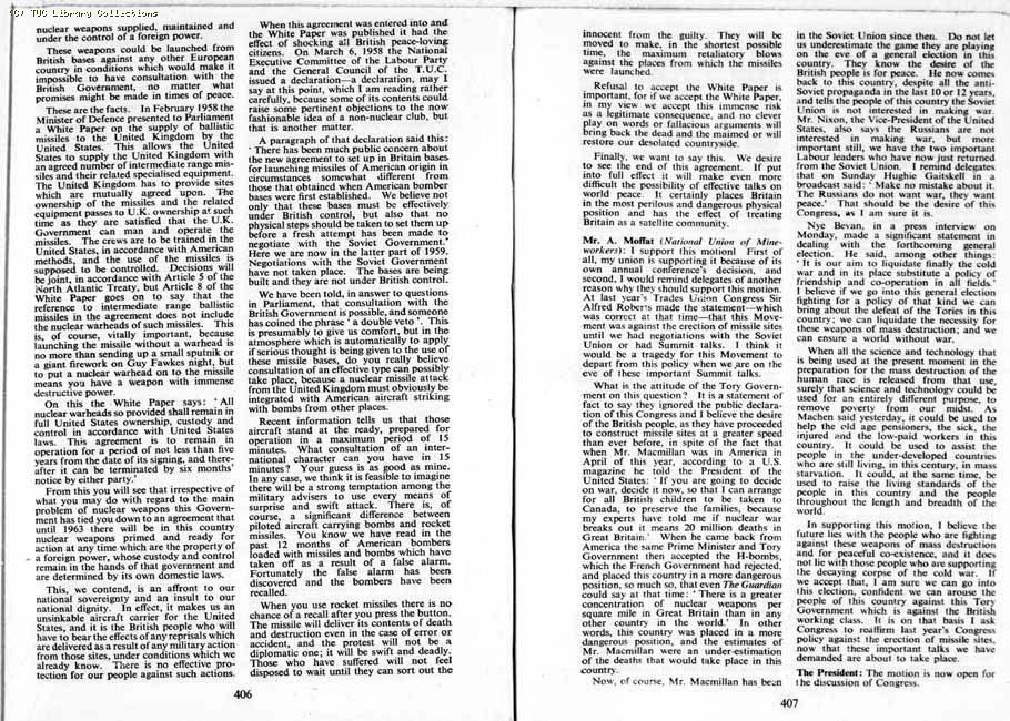 TUC Report, 1959