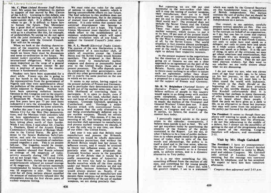 TUC Report, 1959