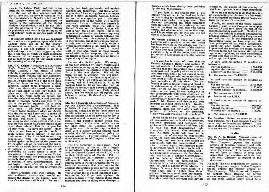 TUC Report, 1959